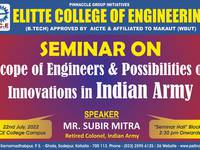 Seminar on scope of Engineers in INDIAN ARMY